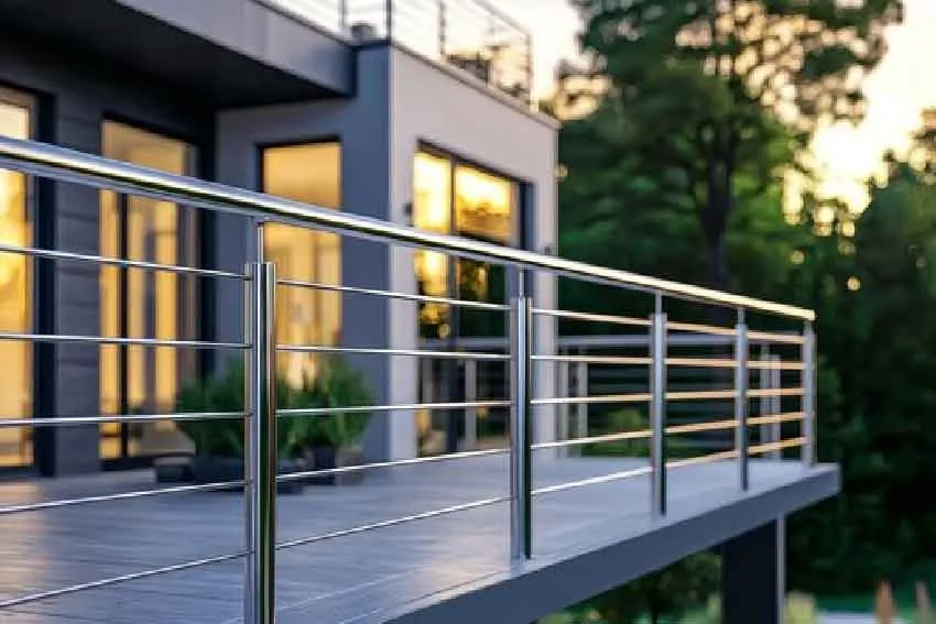 Stairs steel shed construction